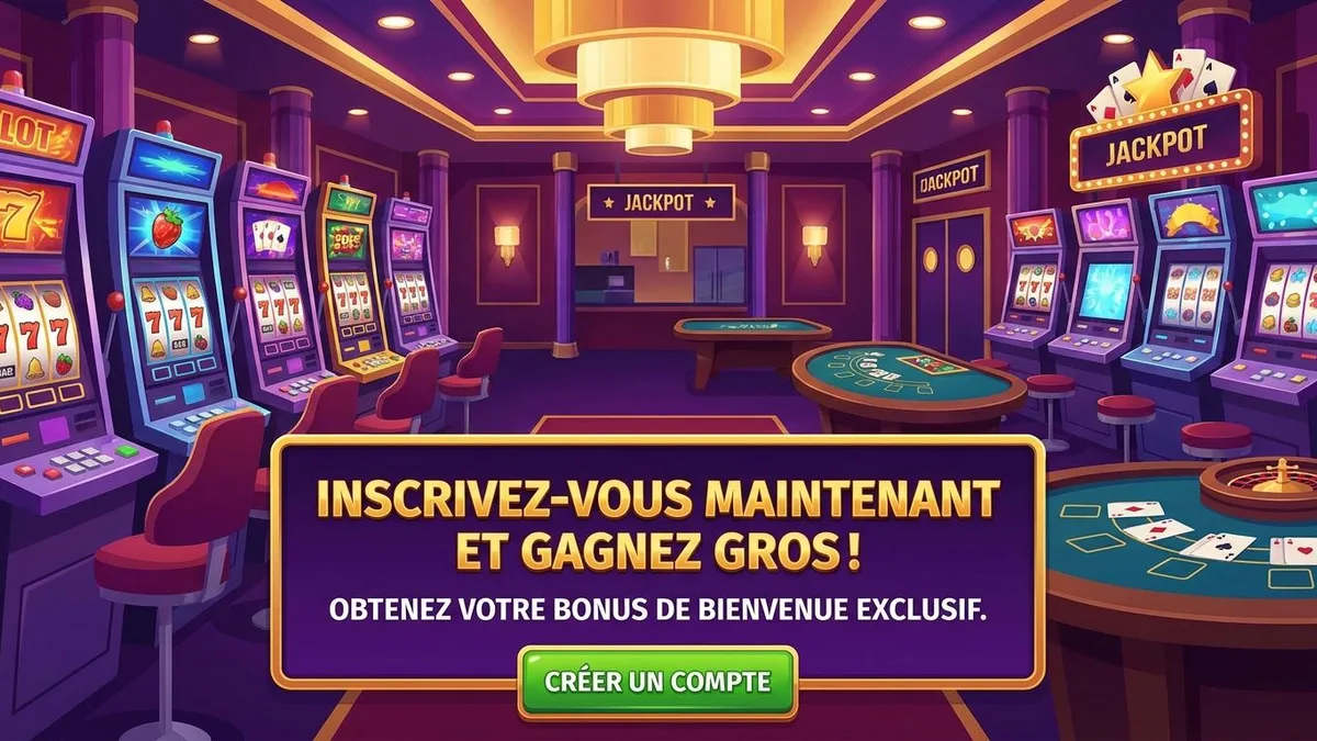 Inscription avec bonus